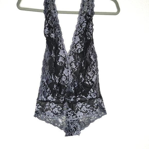Wishlist Two Tone Lace Halter Teddy, Size 8, NWT - Picture 3 of 14